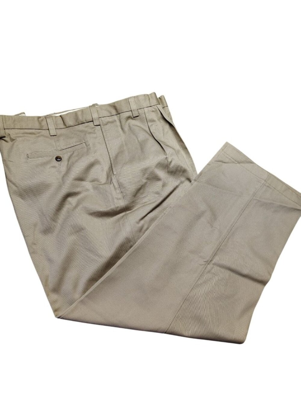 St. John's Bay Khaki Chino Pants Men's 52x32 Relaxed Fit NWT